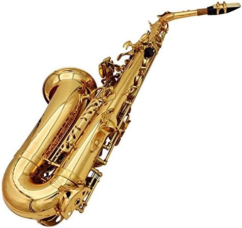 Lade Alto EB Golden Saxophone Sax Paint Gold with Case & Accessories