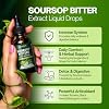 Soursop Bitters Liquid Drops Premium Herbal Blend with Soursop Leaves, Black Seed, Moringa, Ashwagandha, Senna, Goat Weed & Ginger, 2 fl oz | Natural Botanical Blend