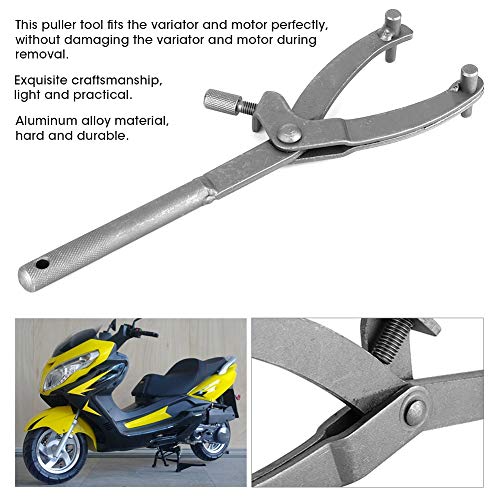 Image of Scooter Motor Pullers, Aluminum Alloy For Scooter Motorcycle GY6 Motors Variator Remover Puller Tool Accessories Professional Spanner Wrench Clutch Wrench