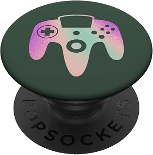 Rainbow Gaming Controller Hunter Green PopSockets Adhesive PopGrip