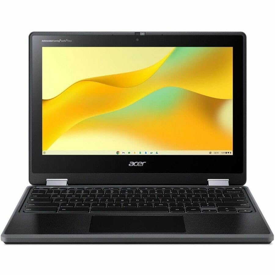 Image of Acer Chromebook Spin 511 R756T R756T-C149 11.6 inch Touchscreen Convertible 2 in 1 Chromebook - HD - 60 Hz - Intel N-Series N100-4 GB - 32 GB Flash Memory - English (US) Keyboard - Black
