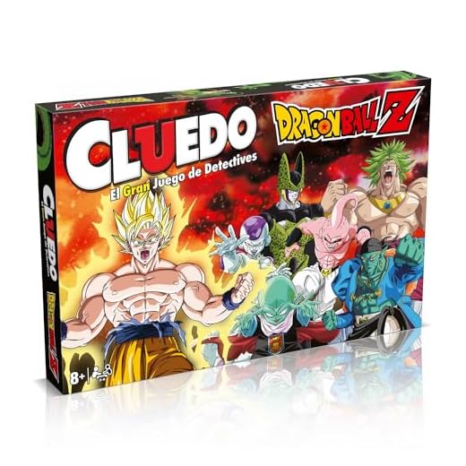 Winning Moves - Cluedo Dragon Ball Z - Juegos de Mesa Misterio para Toda la Familia, 6 jugadores