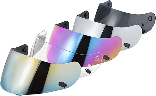 Miniatura 5 de VCOROS Casco de motocicleta, visera de repuesto para casco HJC HJ-09 CL-15 CL-17 CL-16 CL-SP AC-12 FS-10 CS-R1 IS-16 CS-R2 Shield