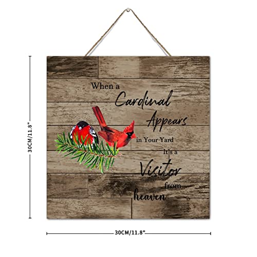 Plaque en bois cardinal pour revitaliser un mur blanc vide