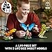LEGO Ideas The Insect Collection, Fun Gift for Nature Lovers, with Life-Size Blue Morpho Butterfly, Hercules Beetle and Chinese Mantis Display Models, Bug Building Set and Nature Décor, 21342,18+