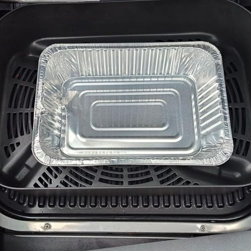 WELL GRILL Aluschalen Aluminiumschalen für Ninja Woodfire, Weber Gasgrill Zubehör, Ninja OG850EU OG901EU OG701EU Serie, Alu Grillschalen Einweg Fettauffangschale für Weber 6415, 20er-Pack