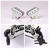 XingTian-RC Aluminum Dual Damper Lower Shock Link Mount for Axial 1/10 Wraith 90018 90020 90031 90045-2pcs