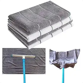 Kit 4 Super Panos De Chão Grandes Em Microfibra SELLNEEDS