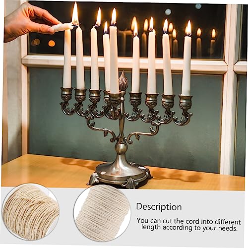 4 rollos de mechas de algodón para hacer velas miniatura 5