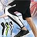 2Pcs Compression Long Leg Sleeves Knee Brace for Running Football Basketball, Calf Knee Pain Relief for Shin Splint Relief, Recovery, Running(Green,XL)