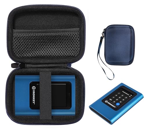 Funda CaseSack para Kingston IronKey Vault Privacy 80 SSD miniatura 1