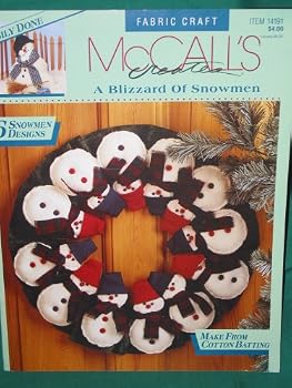 Pamphlet A Blizzard of Snowmen (McCall's Creates, 14191) Book