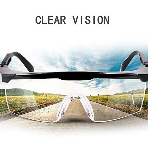 image for HKYD Fashion Safety Goggles 500pcs Protective Glasses Clear FogProof A
