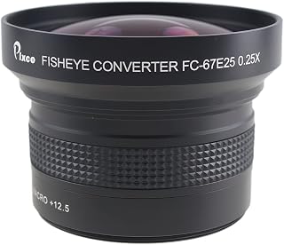 Pixco 0.25X メタルフィッシュアイ広角レンズ +12.5マクロ付き 52/55/58/67mm フォーカスヘリックス対応 (67mm)