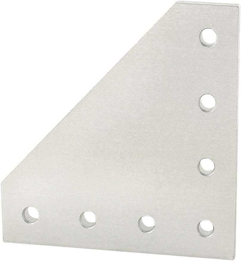 80/20 Inc., 25-4152, 25 Series 7 Hole 90 Degree Angled Squared Flat Plate
