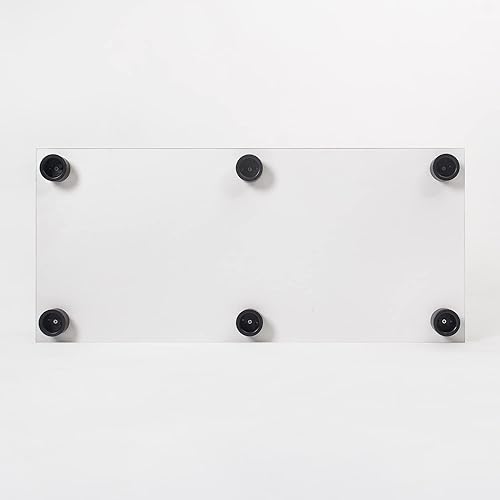 Miniatura 62 de Vitrina de cristal con 4 estantes con tira de luces LED y cerradura, vitrina de vitrina con ruedas y 1 puerta, vitrina de vidrio templado para sala