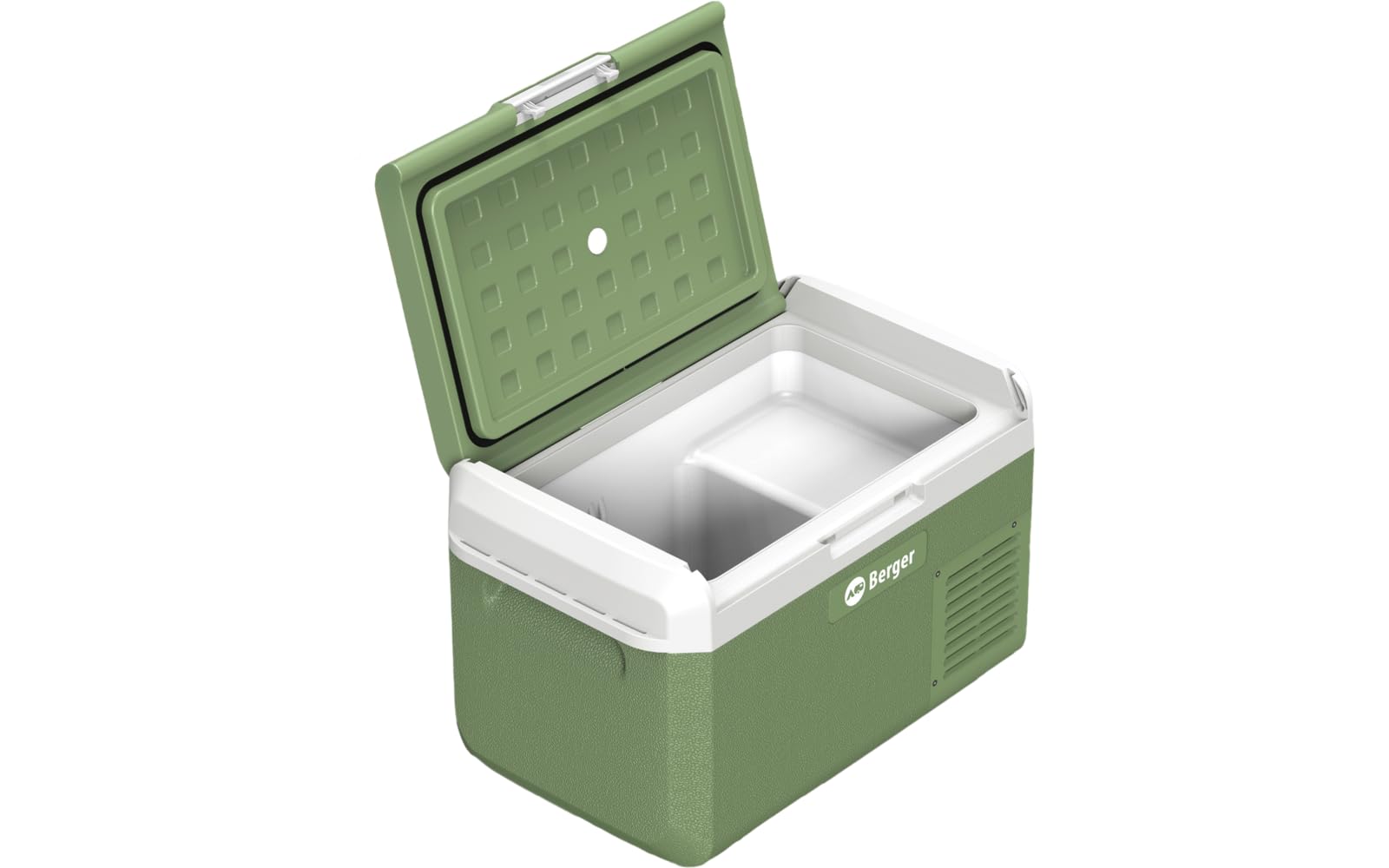 BERGER EPL Kompressor Kühlbox Elektrisch - Kühlbox Auto 12V/24V/230V mit Tiefkühlfunktion bis -20°C, tragbare Campingkühlbox mit Display & Batterieschutz für Auto, Wohnmobil, LKW & Reisen