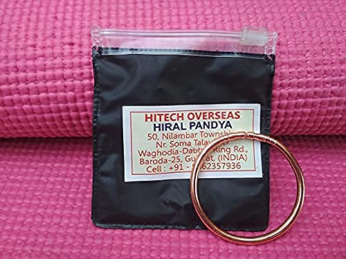 Hijet Super Quality Copper Braceletanklet (Kada) For New Born Baby Girl Or Baby Boy(0 To 1 Year Old) Pack Of One., Orange, 34 #TOP3
