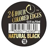 Ebin 24 Hour Colored Edges .5 oz Natural Black