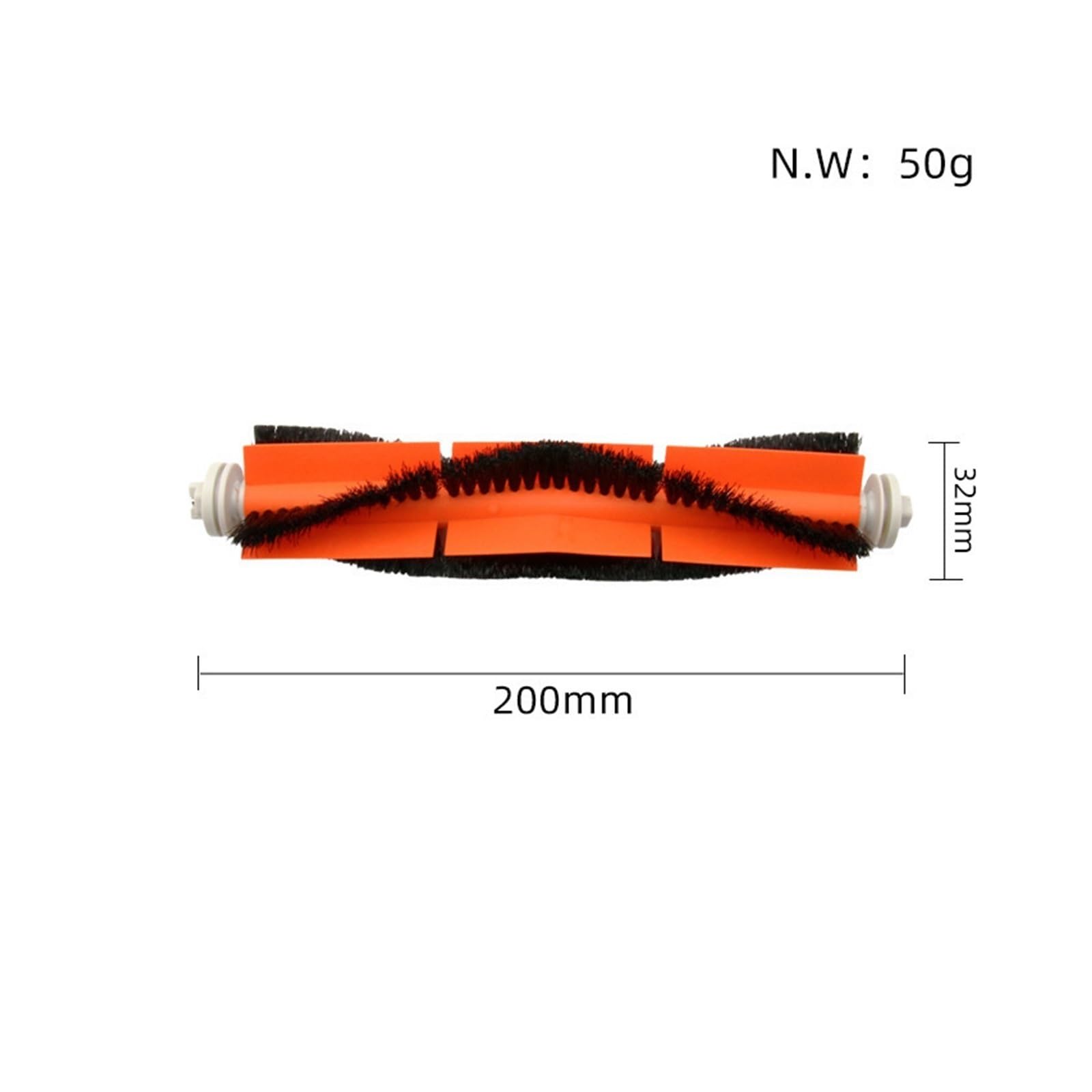 Cepillo principal, Compatible con Xiaomi, S50 S51 S5 Series Robot Aspirador Cepillos de rodillos Repuestos Accesorios de repuesto for barredora(D)