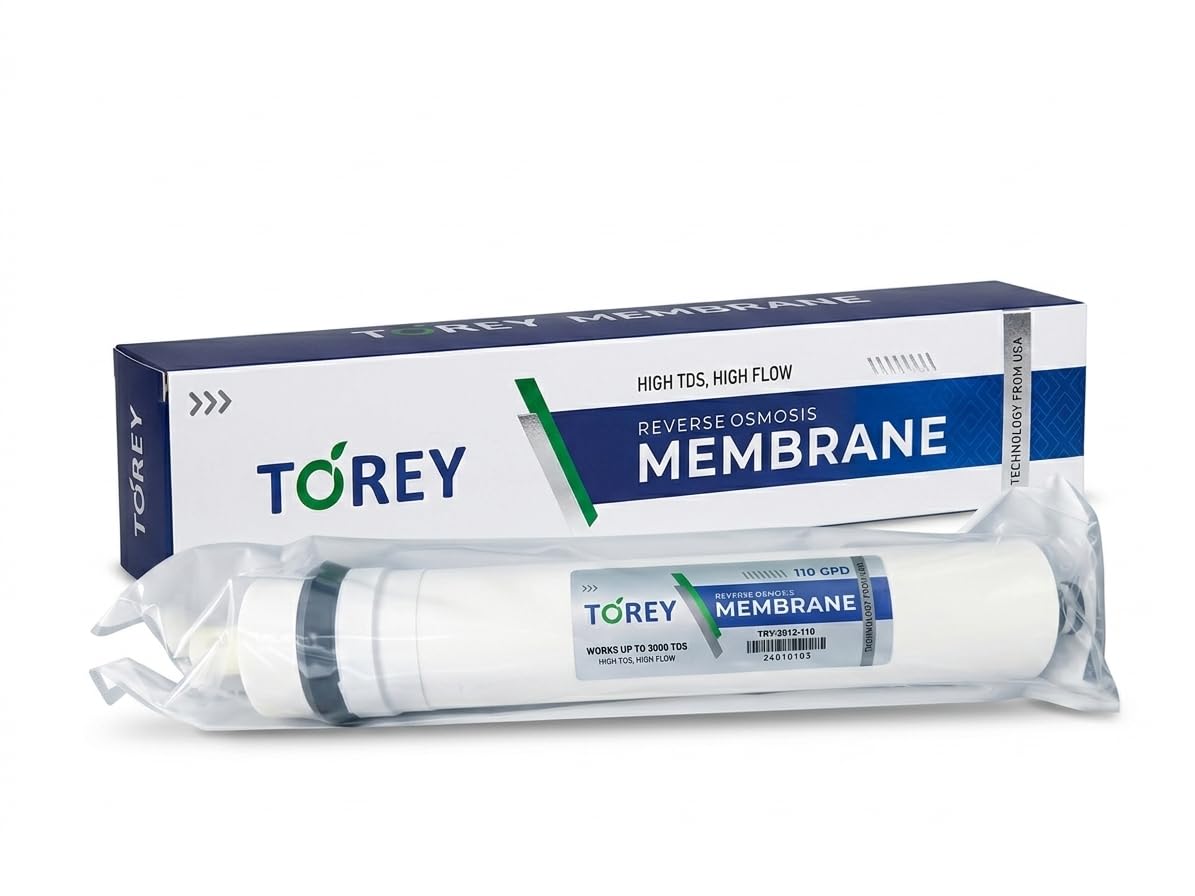 Torey 110 GPD RO Membrane for Domestic Water Purifier | High TDS up to 3000, Universal Compatible, Replacement Filter-image-44