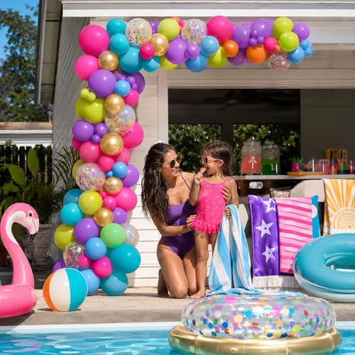 Colorful Tropical Balloon Arch Kit for Back to School Party Decorations by Govpy - Used condition - Image 8