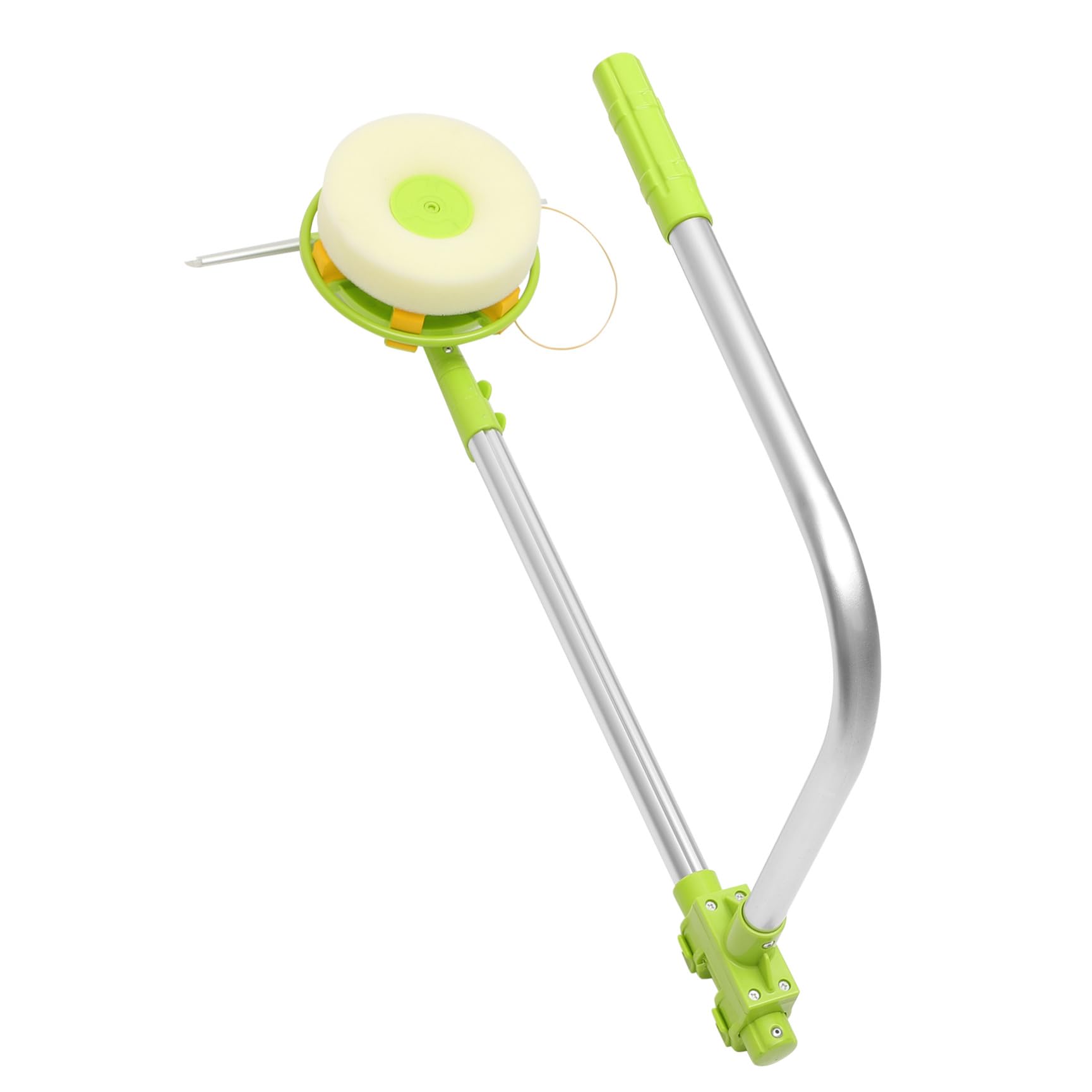 Kit de Limpiacristales Telescópico para Limpieza de Ventanas Escobilla Giratoria de Acero Inoxidable en Edificios Elevados y Hogar