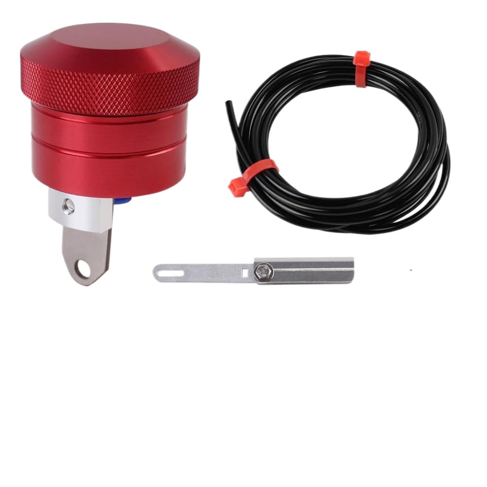 Motorrad-Kettenöler-Ölsystem, kompatibel mit universellen Motorschmieranwendungen(Red)