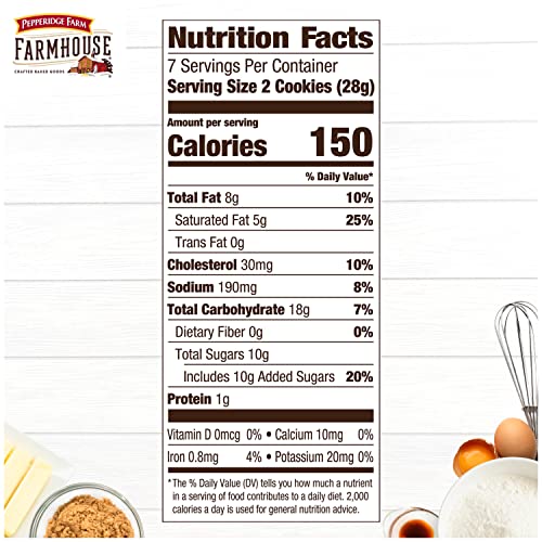 Image of Pepperidge Farm Farmhouse Thin & Crispy Butter Crisp Cookies, 6.9 Oz Bag