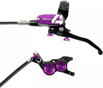 HOPE Tech 4 V4 Disc Brake and Lever Set Purple, Front
