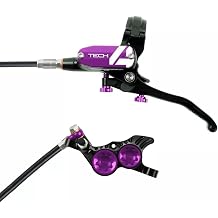 HOPE Tech 4 V4 Disc Brake and Lever Set Purple, Rear