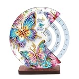 Facile da realizzare: ornamenti per calendario artistico con diamanti - 1. Strappare la pellicola protettiva sul sottobicchiere. 2. Trovare i diamanti corrispondenti e versarli nel vassoio. 3. Immergere la colla sulla penna e prendere il diamante. 4. Incollare i diamanti sui numeri corrispondenti, molto adatti per i principianti