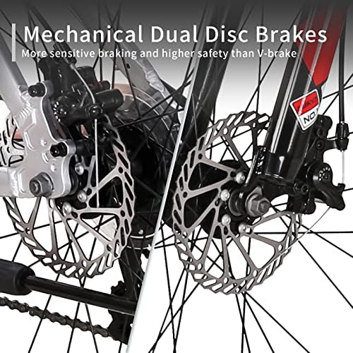 Eurobike Hardtail Mountain Bike,OBK X9 29er Mens Mountain Bike 29 Inch wheels Aluminum Frame 21 Speed Dual Disc Brakes Front Suspension Bicycle for Men