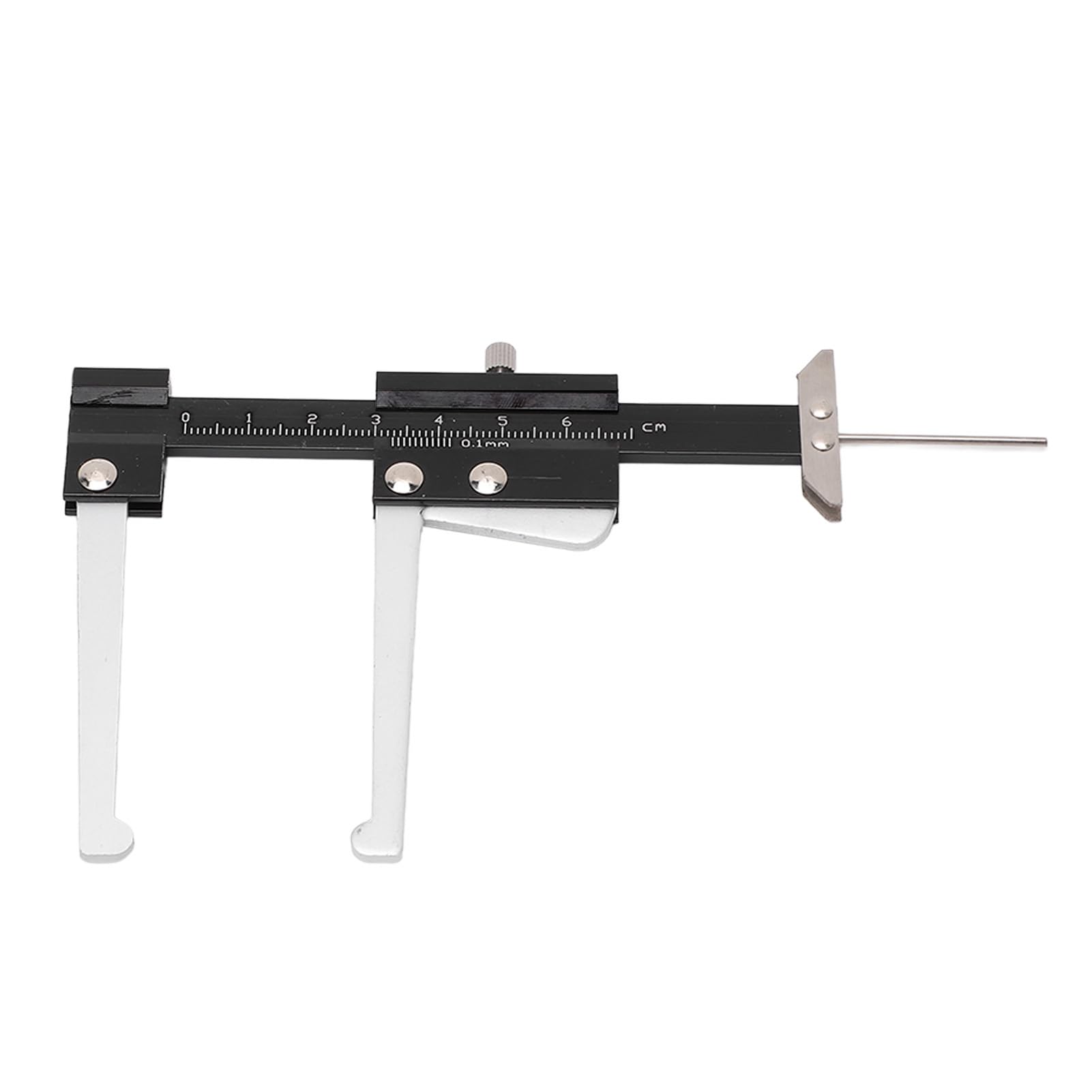 Pttonetsdd Metric Brake Disc Depth Measuring Caliper Tire Tread Gauge Portable