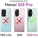 TOMYOU for Honor 200 Pro Phone Case, Embossed Premium PU Leather Folio Flip Notebook Wallet Cover Compatible with Honor 200 Pro Case [Magnet Closure][Kickstand][Card Slots], Rose Gold