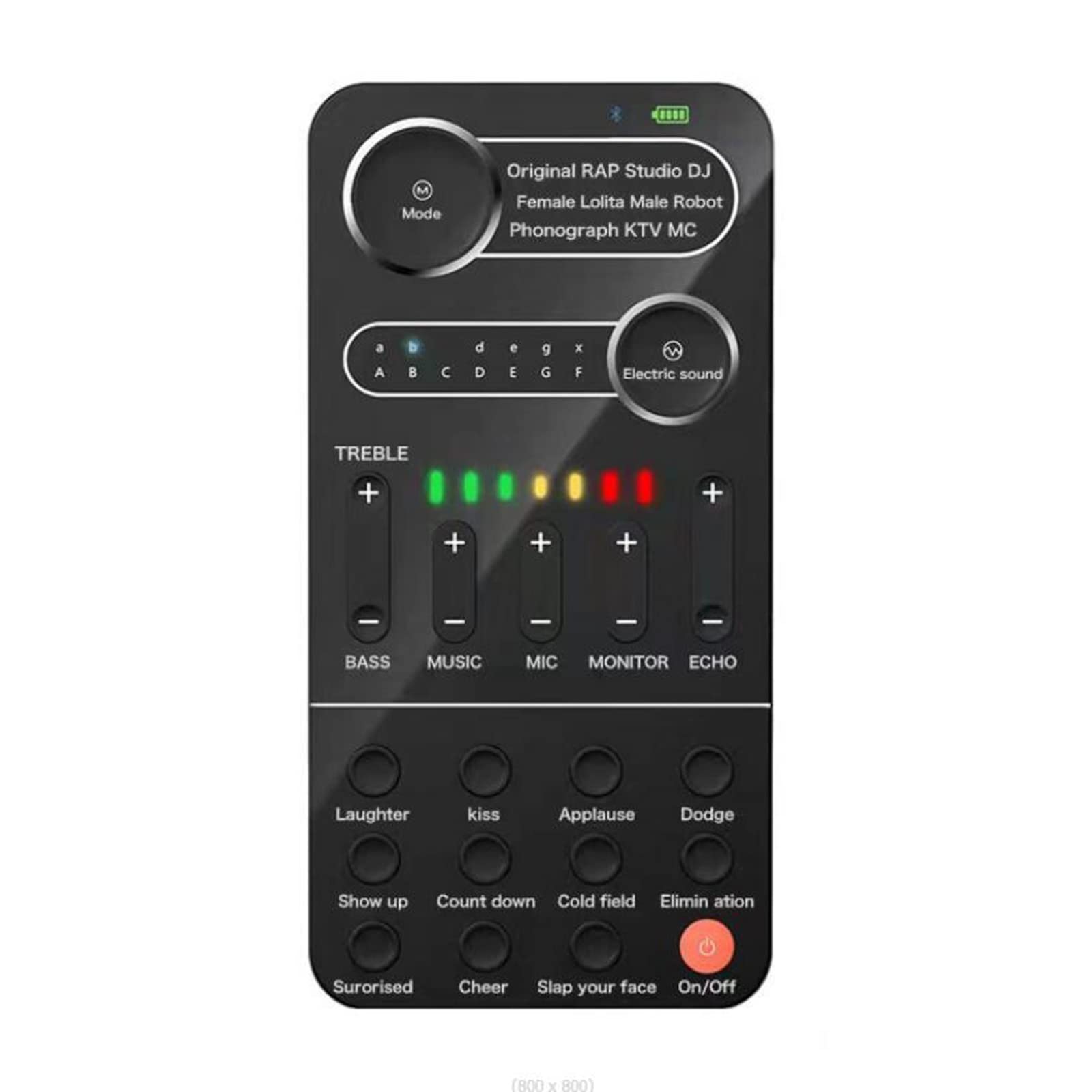 Mixer Audio Professionale, Scheda Audio Live, Scheda Audio per intrattenimento Video, Effetti sonori Multipli, Scheda Audio Live per Streaming Live