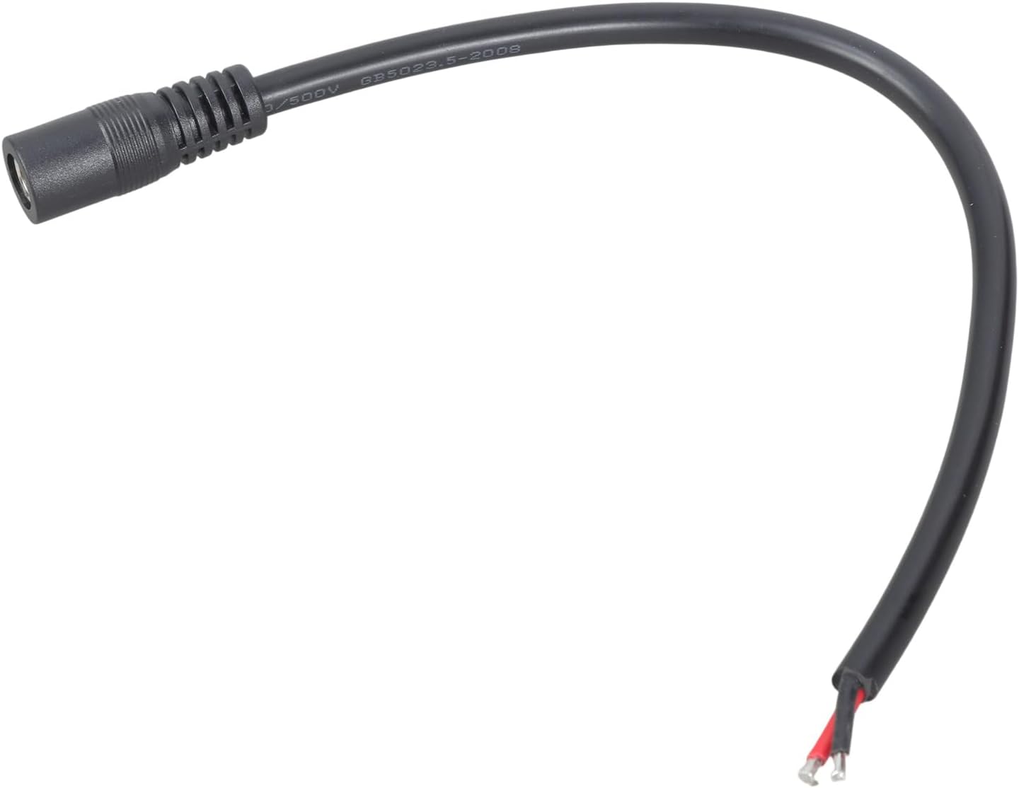 16AWG DC5525 Female Barrels Connectors Power Cord High Conductivity for Security Camera LED Strips Adapter Repair DVR Solar Systems Power Cable