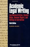 Photo Gallery academic legal writing: law review articles, student notes, seminar papers, and getting on law review