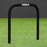 FORZA Soccer Pro Passing Arcs [4 Pack] - Grass/4G Pitches - Optional Bases (with Bag, Black, Without Base)
