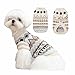 Loyanyy Dog Sweater Soft Warm Dog Clothes Knitted Cat Sweater Classic Thick Pet Pullover Cute Winter Dog Sweatersfor Winter Puppy Kitten Sweater for Small Medium Girl Boy Beige Small
