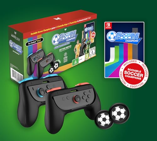 Sociable Soccer Champions Kit for Switch 1 & 2 + Grips Ballon Jeu Nintendo Switch - vue 3