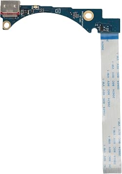 USB Port Board Replacement for 15 DC OMEN 15 TPN Q211 DA0G3DTBCD0, Laptop USB Board with Cable, Durable ABS Material USB Board for Laptop, Professional Installation Required