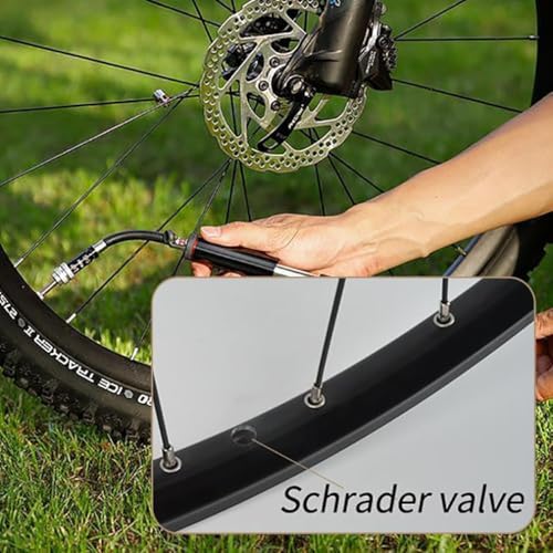 KUNYOS Mountain Bike Wheelset 26/27.5/29 Inch, Double Wall Alloy Disc Brake MTB Wheels, 32H Stainless Steel Spokes, HG Hub 7-12 Speed,Gold,26inch - Image 4