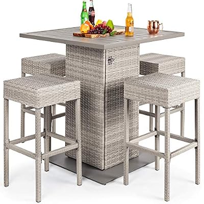 Amazon Com Patio Bar Set