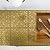 Main Street 24-Pack of 8 x 8" Wallpaper Tiles Peel and Sitck in Gold and Green Leaves Design for Kitchen Backsplash, Renter Friendly, Paper Wall Tiles for Your Home and DIY Projects