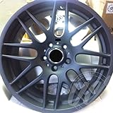 New 19 Inch x 8.5/9.5 Wheels Rims M3 CSL Style Matt Black Compatible With BMW F30 3 SERIES 328 Set Of 4