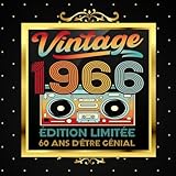 objets vintage années 60  Livre d\'or d\'anniversaire 60 ans style retro vintage années 60