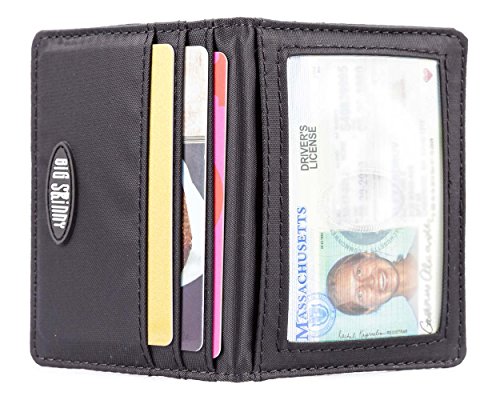 Big Skinny New Yorker Id Slim Wallet, Holds Up To 24 Cards, Black #TOP2