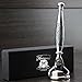 Produktbild Haryali London Silver Antique Rasiermesser und Rasierständer Perfect Shaving Set für Herren