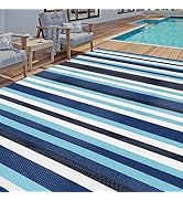 HUGEAR Outdoor Plastic Straw Rug, Waterproof Mat, Washable Large Floor Mat and Rug for Outdoors, ...